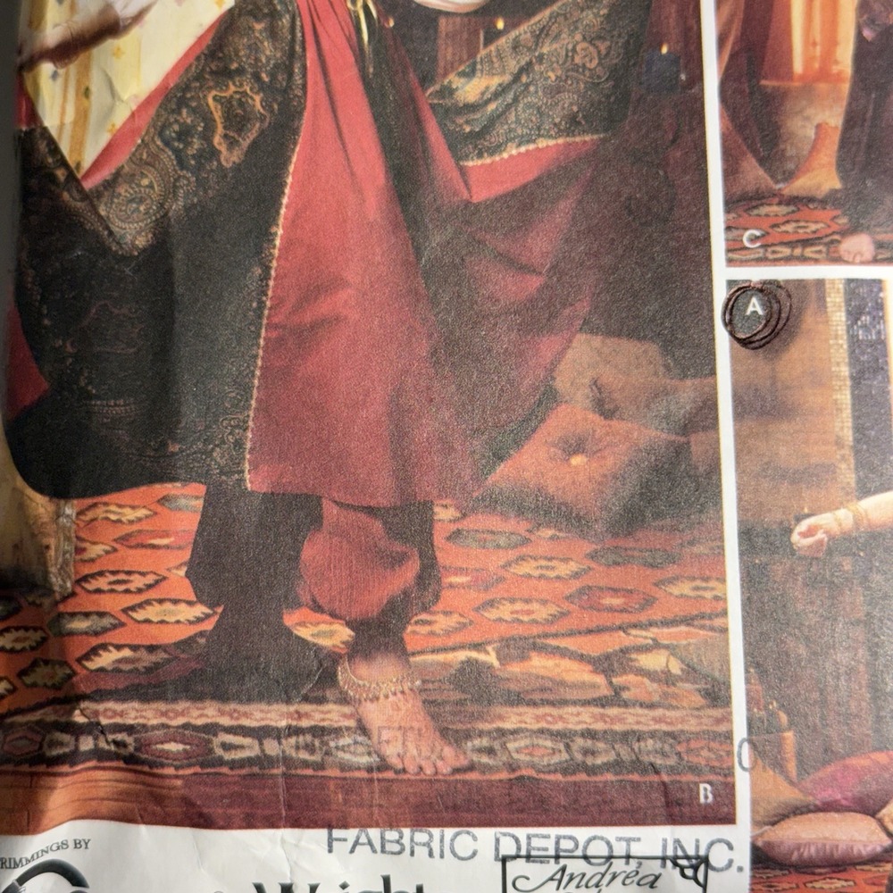 Vintage Costume Sewing Patterns Lot of 4 Various Costumes & Sizes Halloween - Picture 6 of 10
